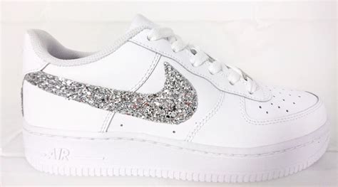 nike air force 1 glitter swoosh